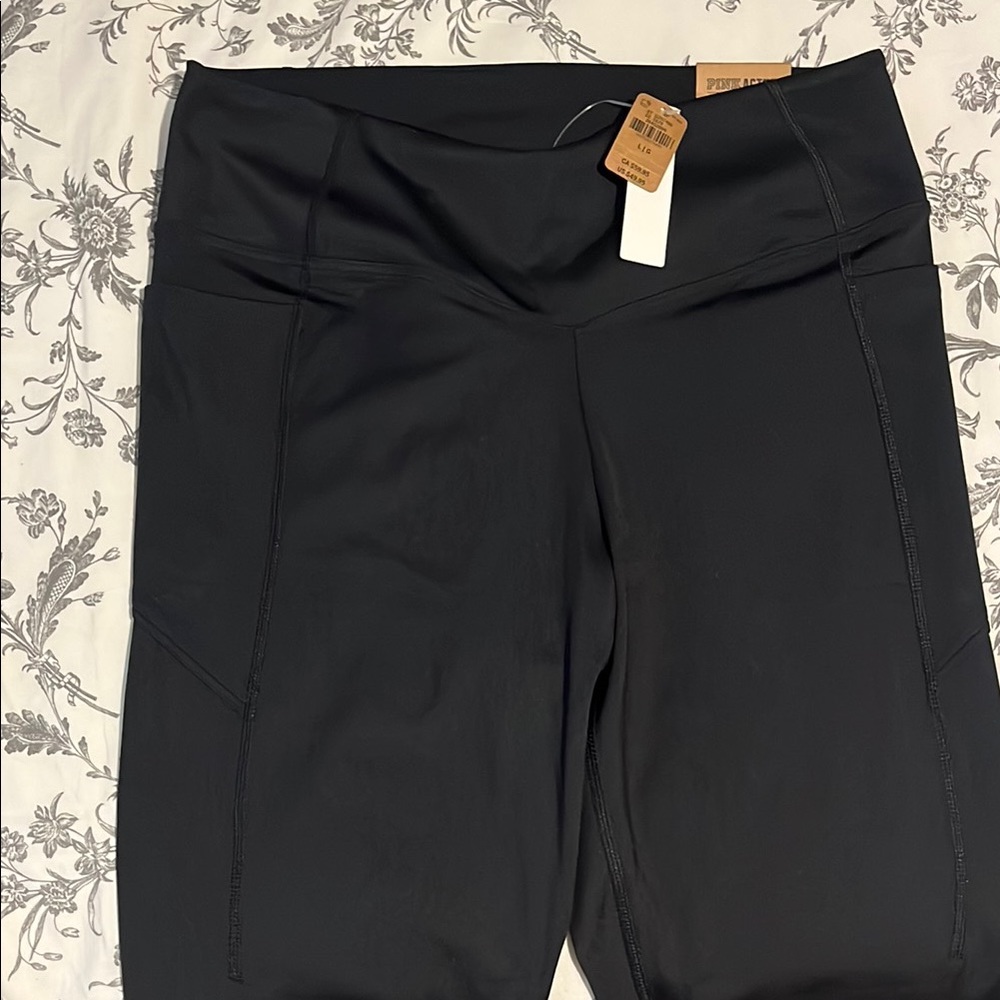 PINK Victoria's Secret Black High Waist Leggings